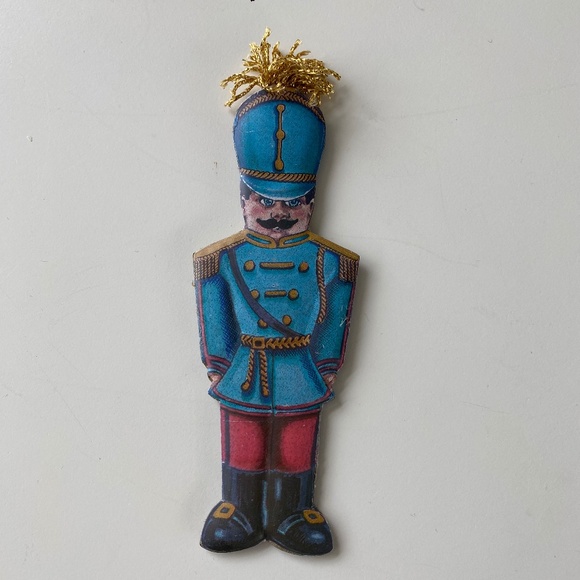 Vintage Department 56 Pressed metal Christmas ornament. - Picture 2 of 2